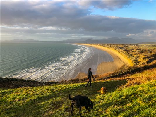 most beautiful beach in North Wales Harlech Eryri Snowdonia